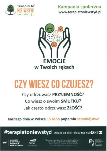 Plakat czy wiesz co czujesz