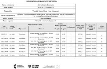 Warsztaty ceramiczne dla klas I-III