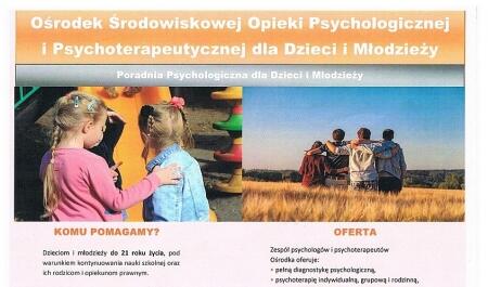 PORADNIA PSYCHOLOGICZNA