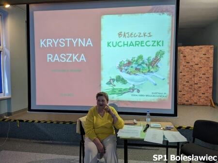 LITERACKO, APETYCZNIE  I ZDROWO - o spotkaniu z autorką ,,Bajeczek kuchareczki”...