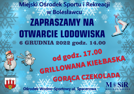 OTWARCIE LODOWISKA – 6.12.2022