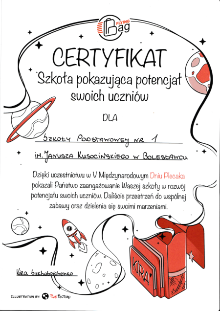 Certyfikat FlyingBag