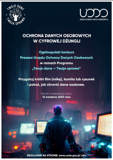 „Ochrona danych osobowych w cyfrowej dżungli” – regulamin konkursu