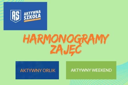 Aktywna szkoła - harmonogram zajęć sportowych na wakacje