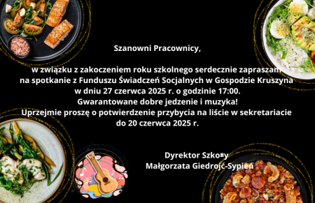 Zaproszenie na spotkanie z FŚS - 27 czerwca 2025r.