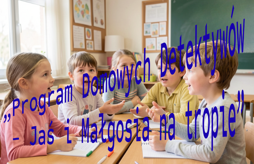 „Program Domowych Detektywów – Jaś i Małgosia na tropie” REKOMENDOWANY PROGRAM PROFILAKTYCZNY
