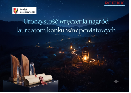 Uroczystość wręczenia nagród laureatom konkursów powiatowych