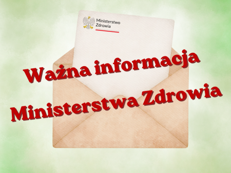 Ważna informacja Ministerstwa Zdrowia dla rodziców i opiekunów dzieci
