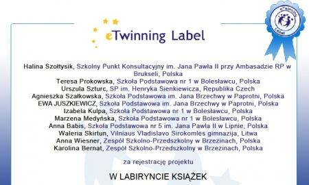 Czytelniczy projekt eTwinning