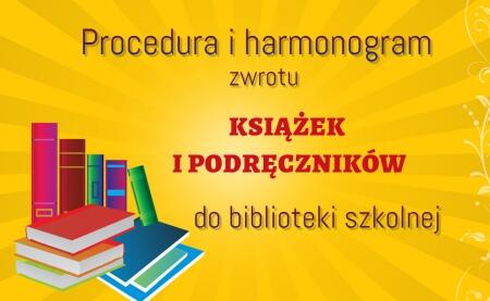 ZWROT KSIĄŻEK i PODRĘCZNIKÓW 