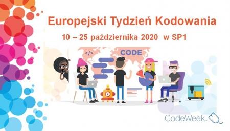 CODE WEEK 2020 – EUROPEJSKI TYDZIEŃ KODOWANIA W SP1