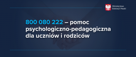 Pomoc psychologiczno-pedagogiczna dla uczniów i rodziców